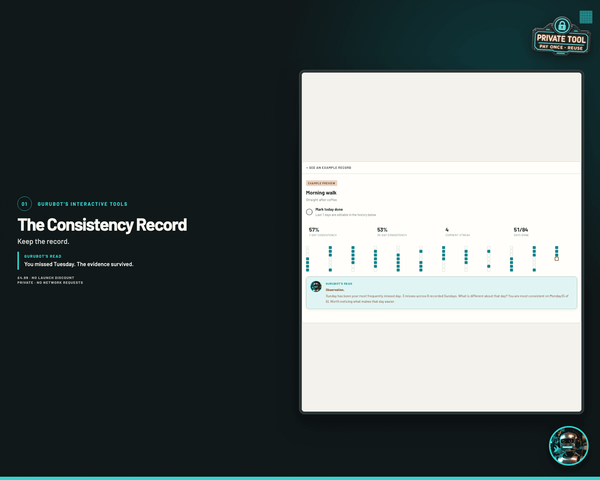 Inside preview of The Consistency Record