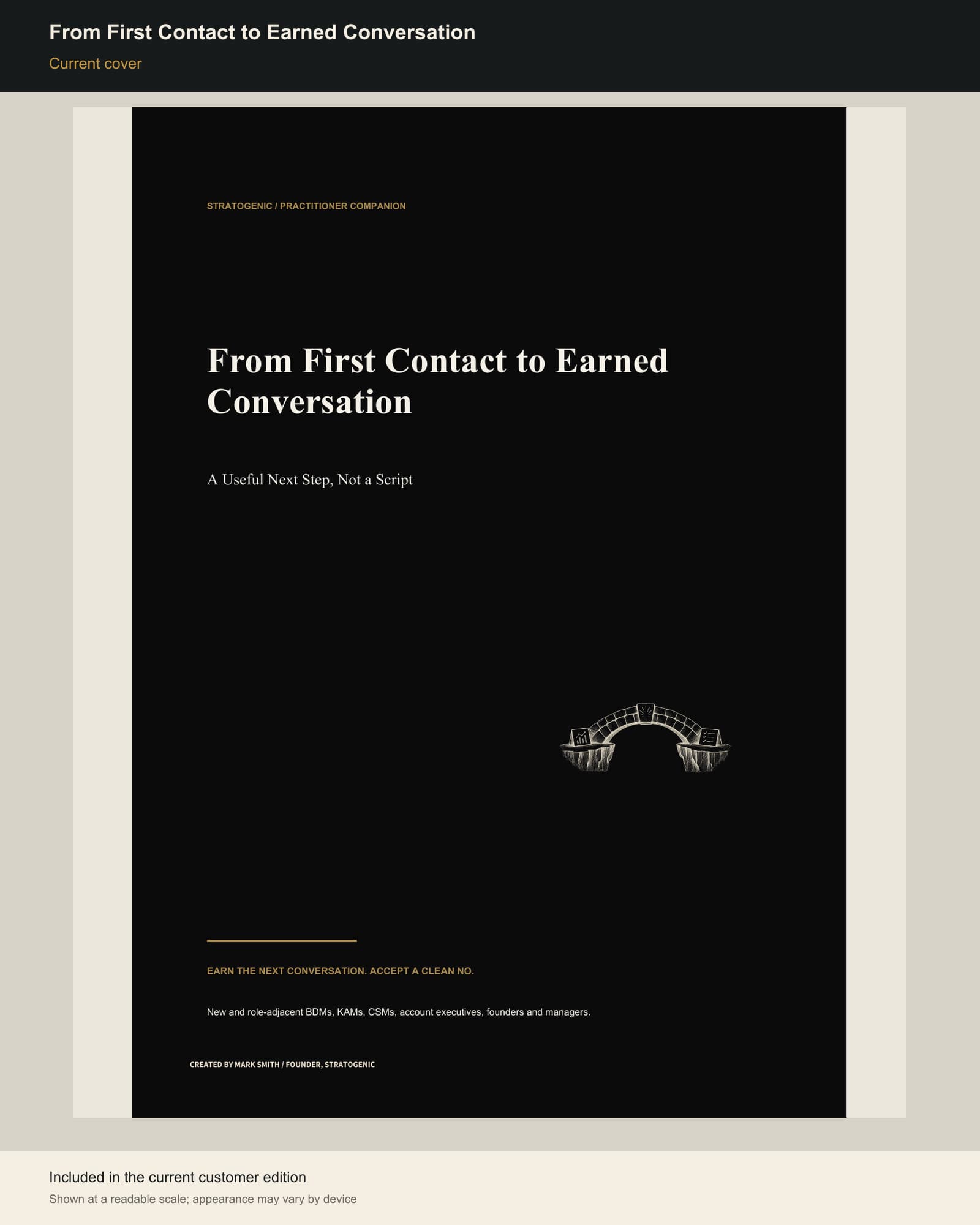 Cover of From First Contact to Earned Conversation