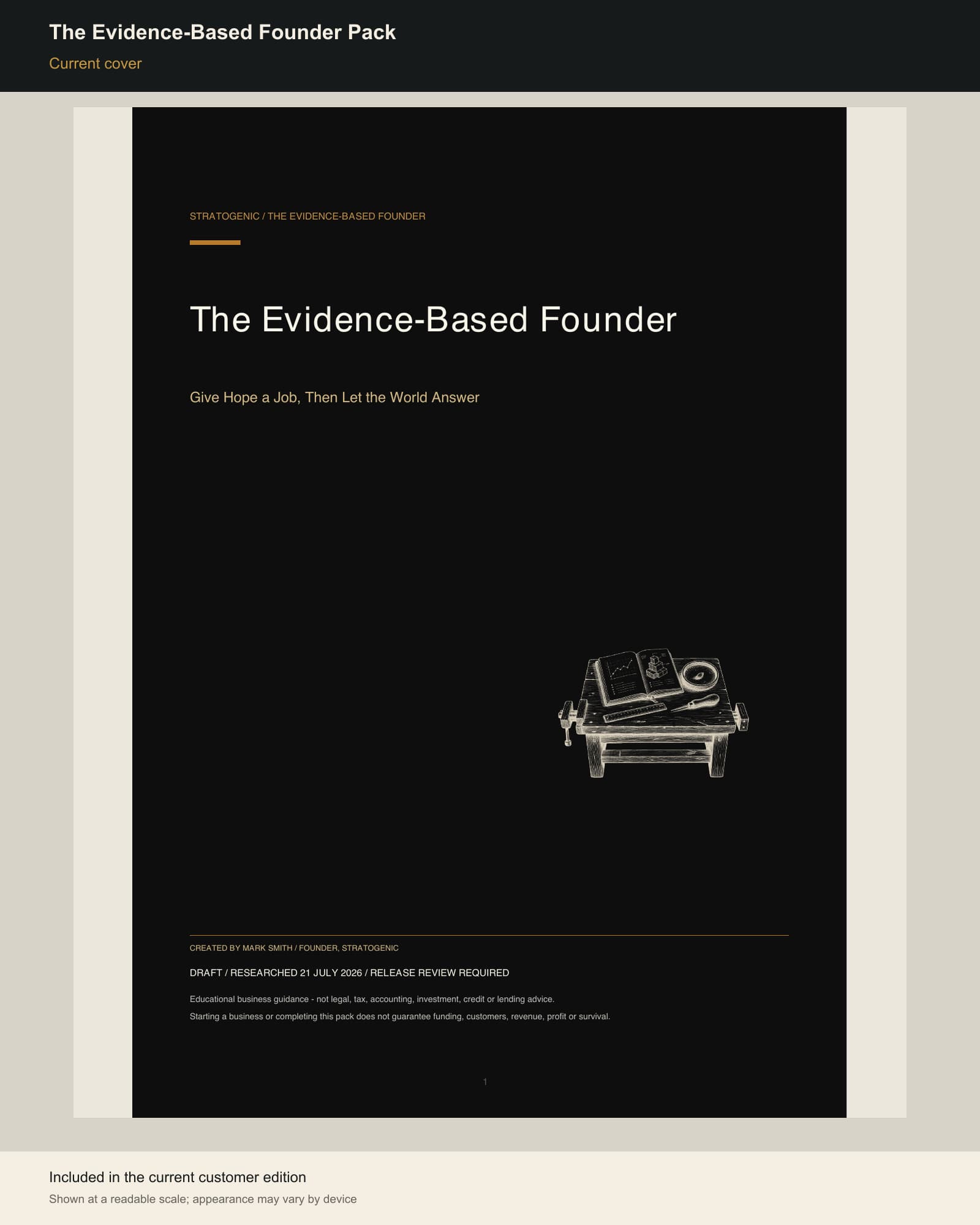 Cover of The Evidence-Based Founder