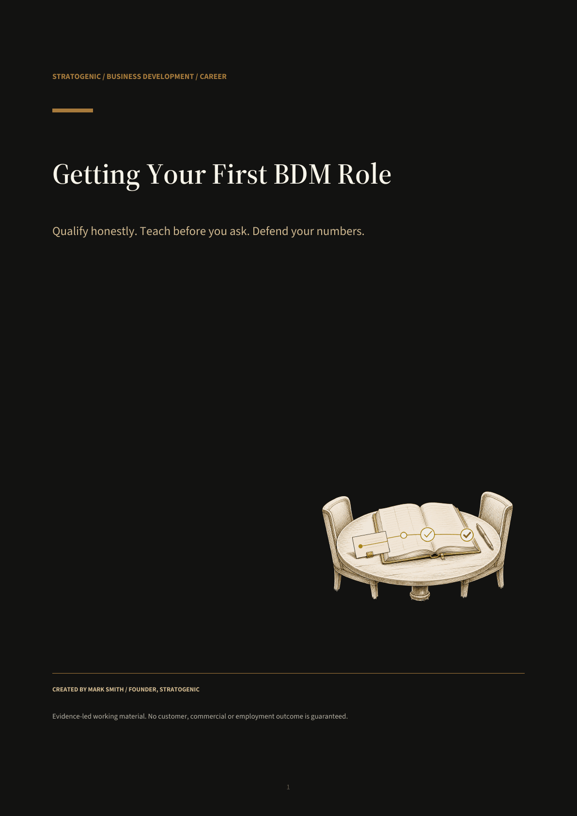 Cover of Getting Your First BDM Role