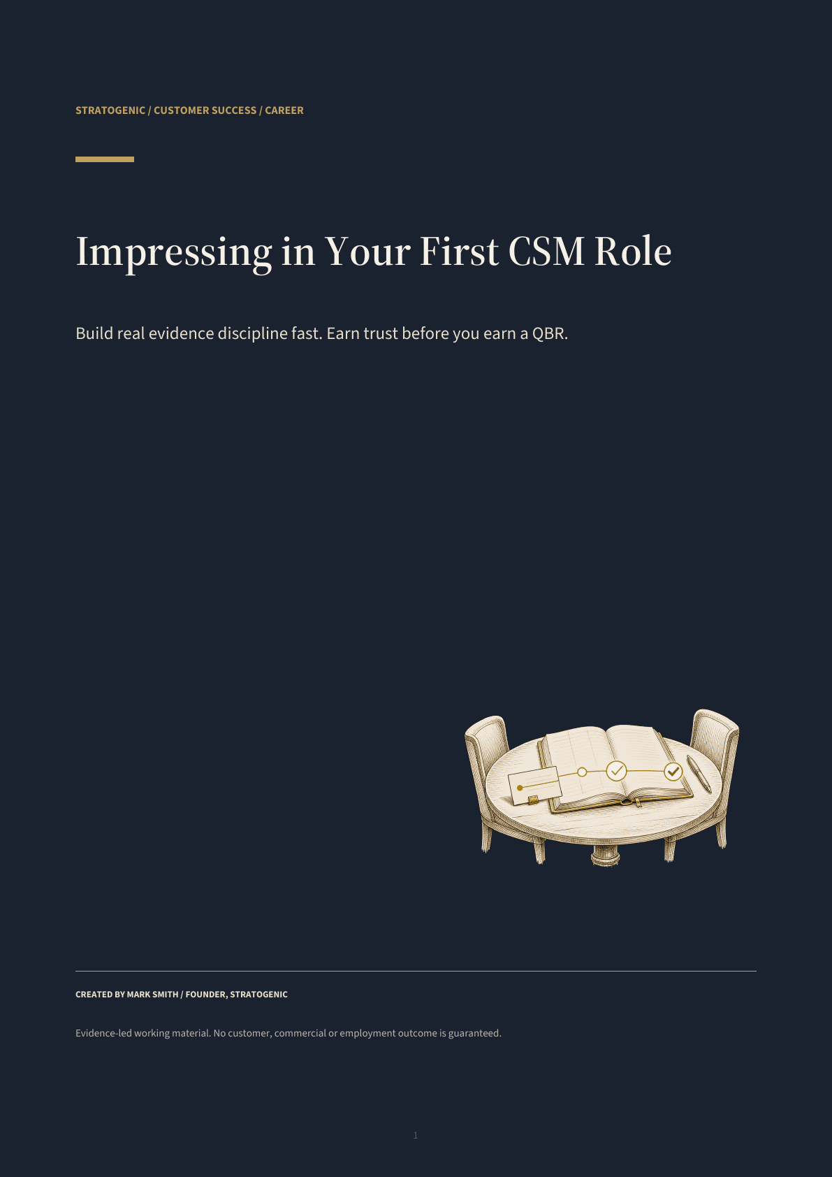 Cover of Impressing in Your First CSM Role