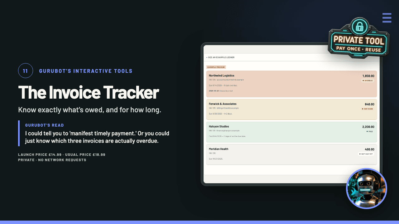 Cover of The Invoice Tracker