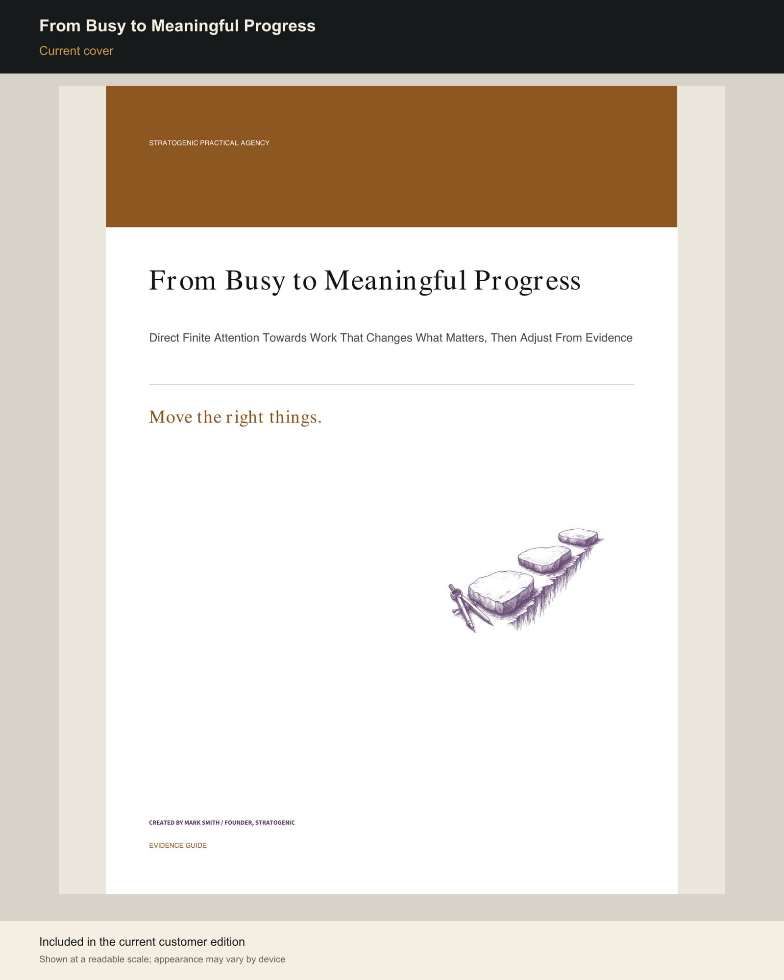 Cover of From Busy to Meaningful Progress