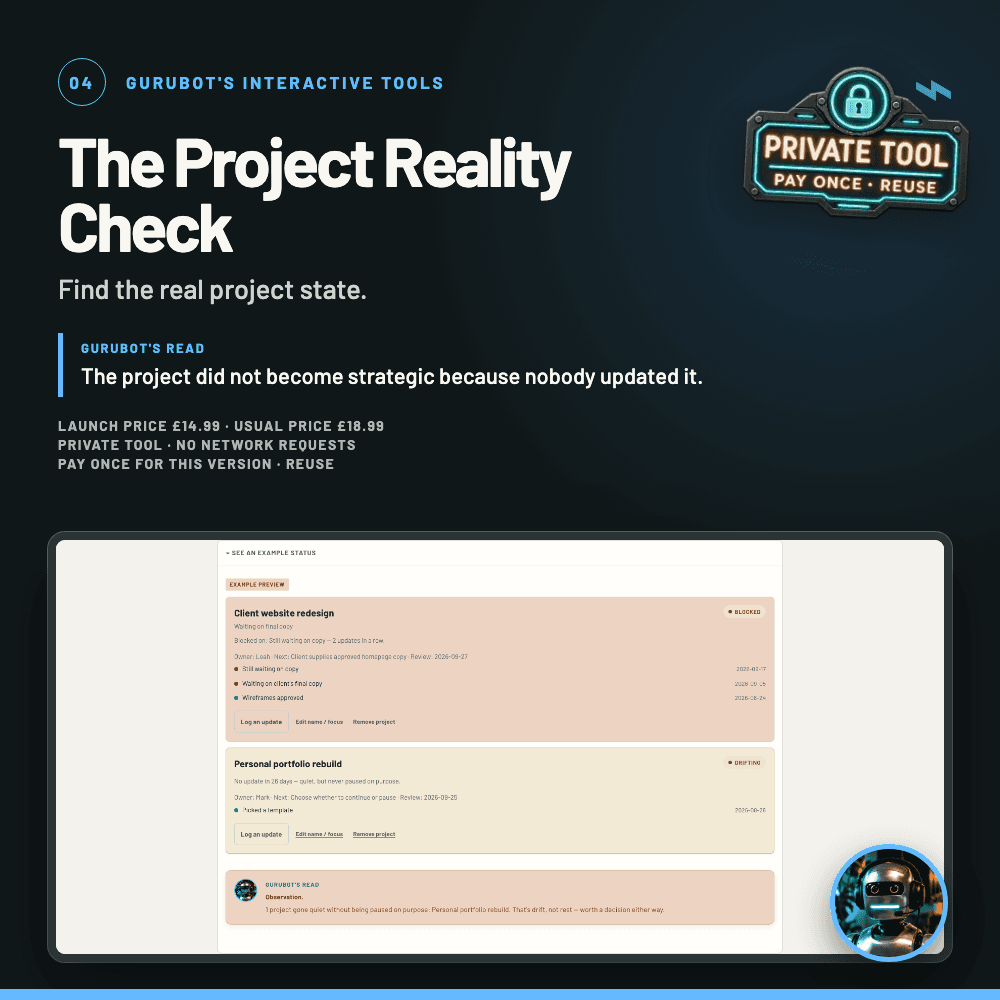 Inside preview of The Project Reality Check