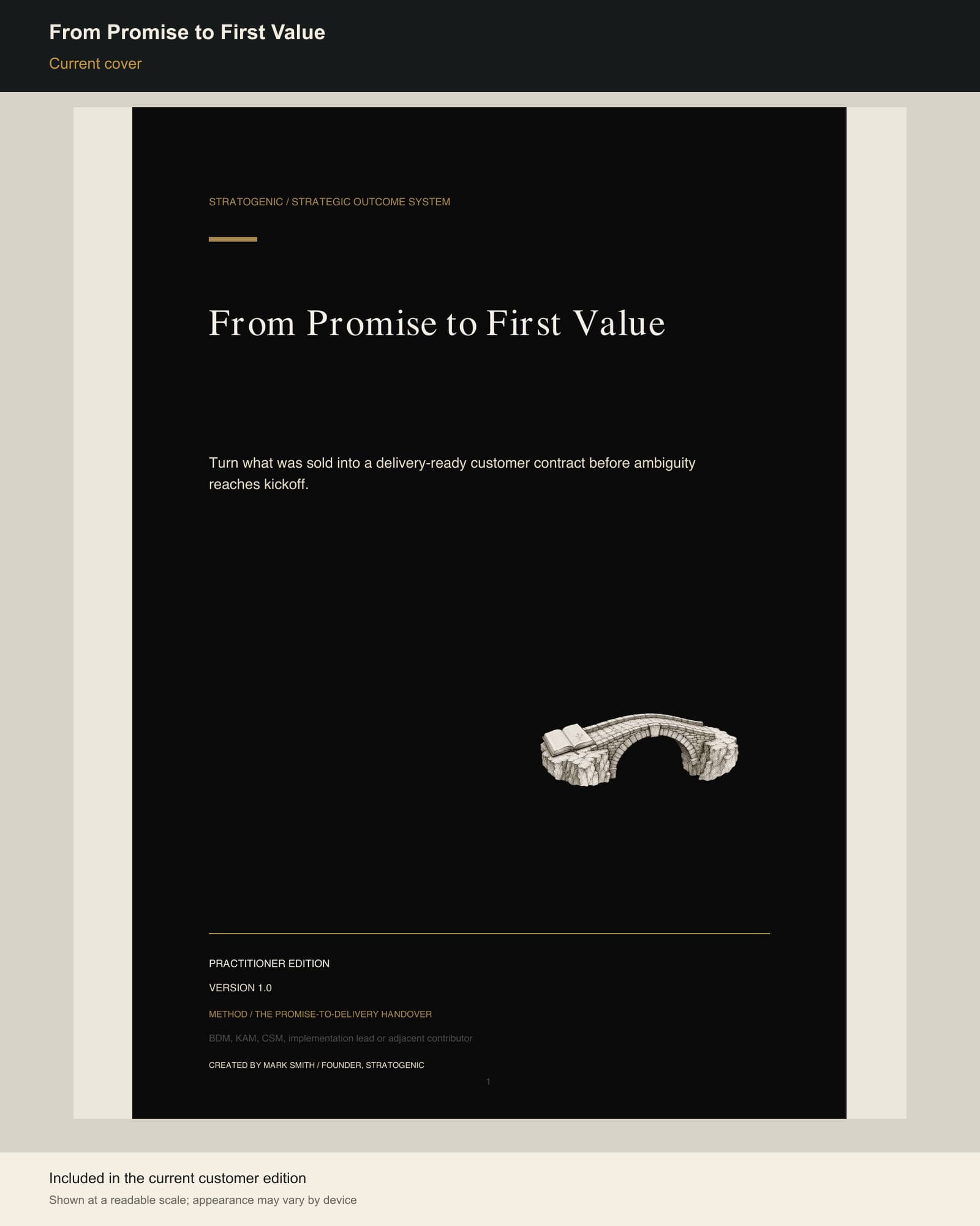 Cover of From Promise to First Value