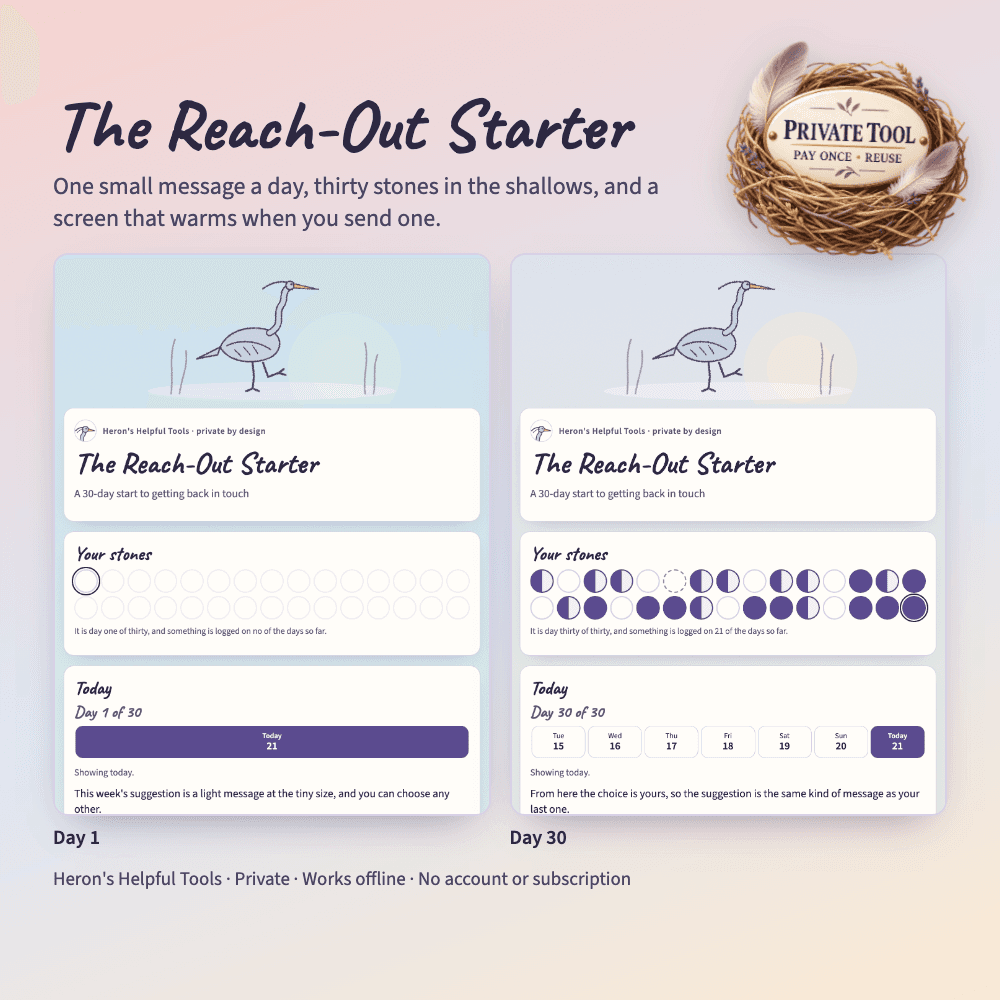 Inside preview of The Reach-Out Starter