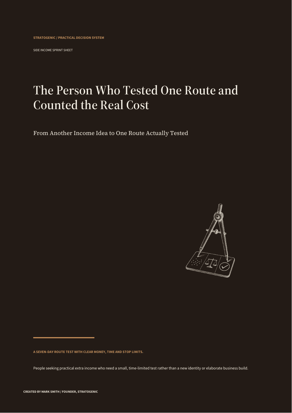 Cover of Side Income Sprint Sheet