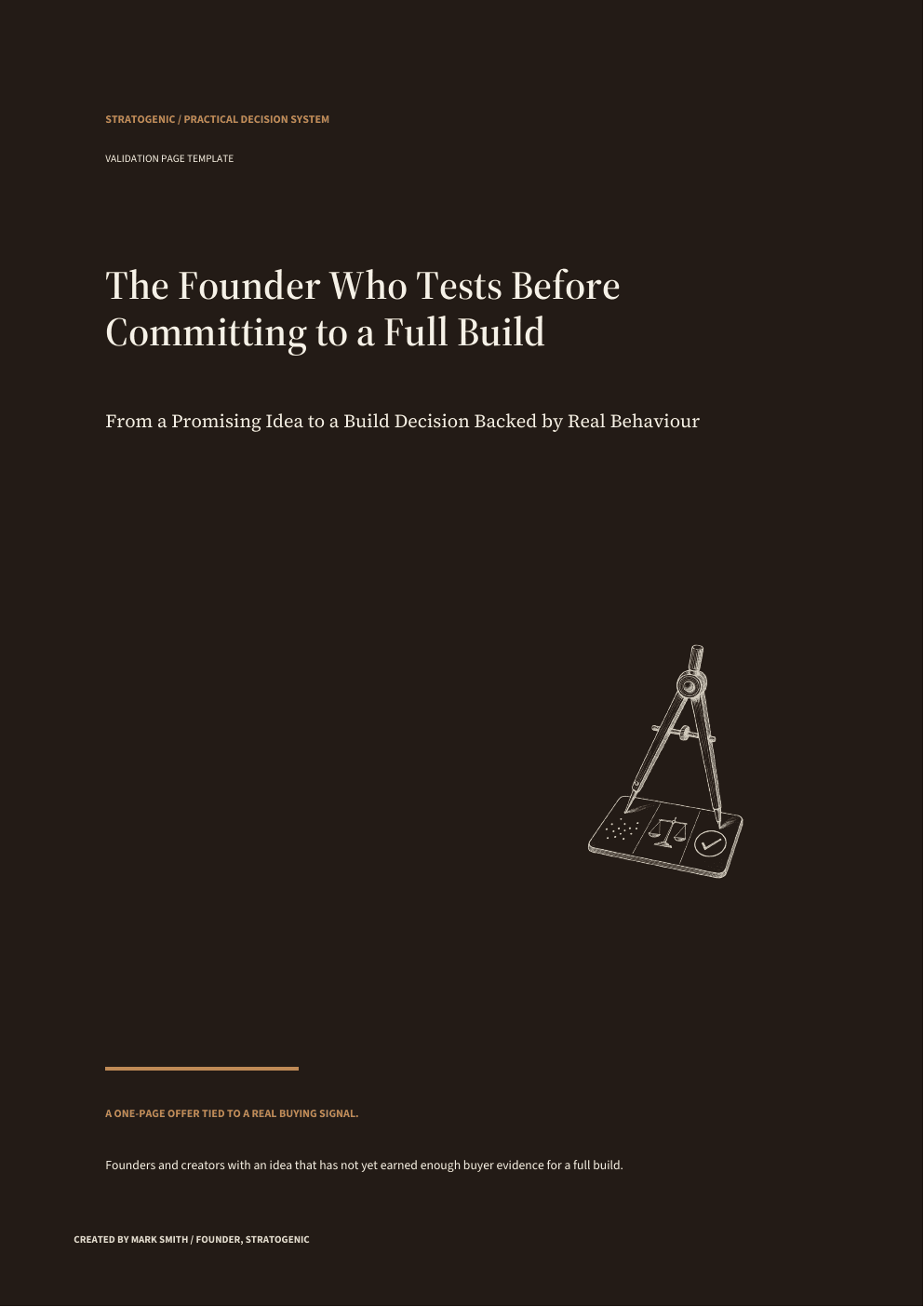Cover of Validation Page Template